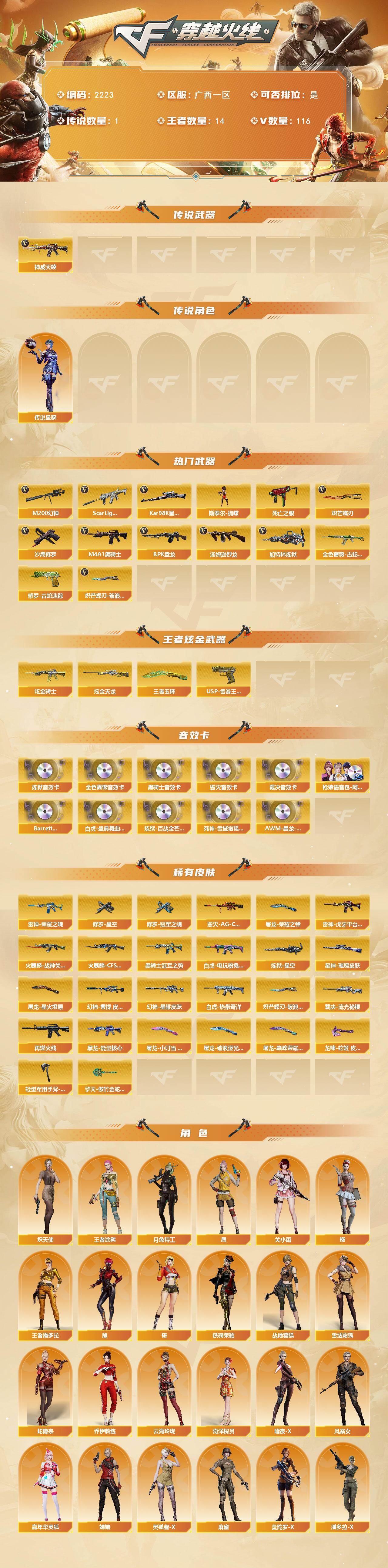 CFCMW439886穿越火线账号详情图2