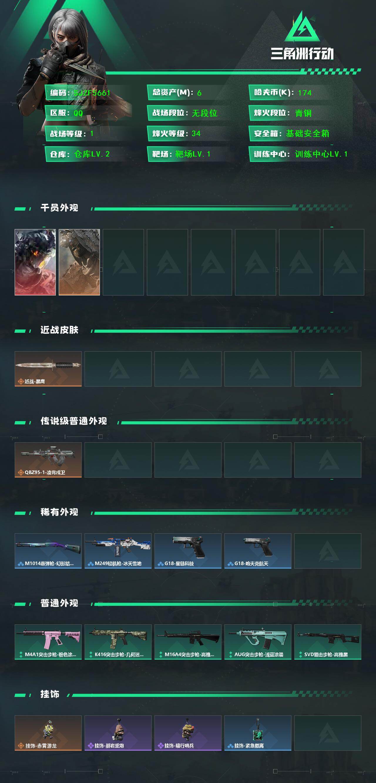 SJZEY442315三角洲行动账号详情图2