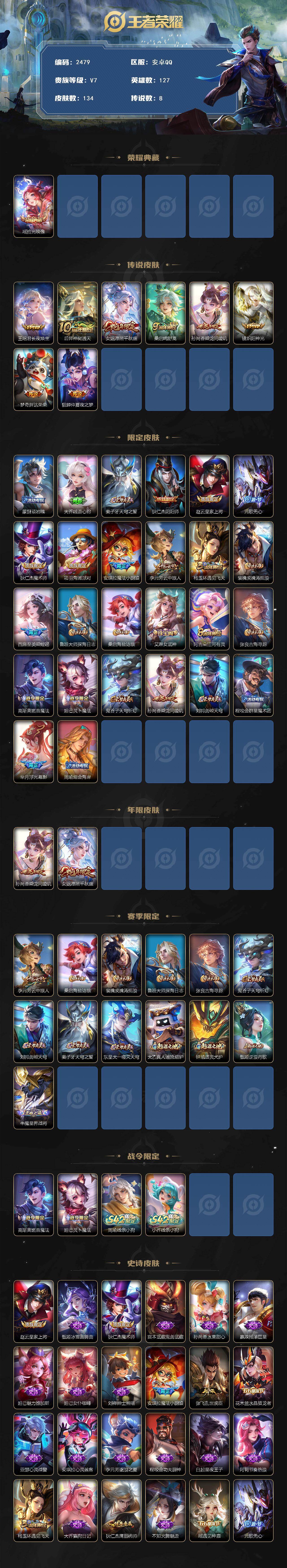 WZCMW4150324王者荣耀账号详情图2