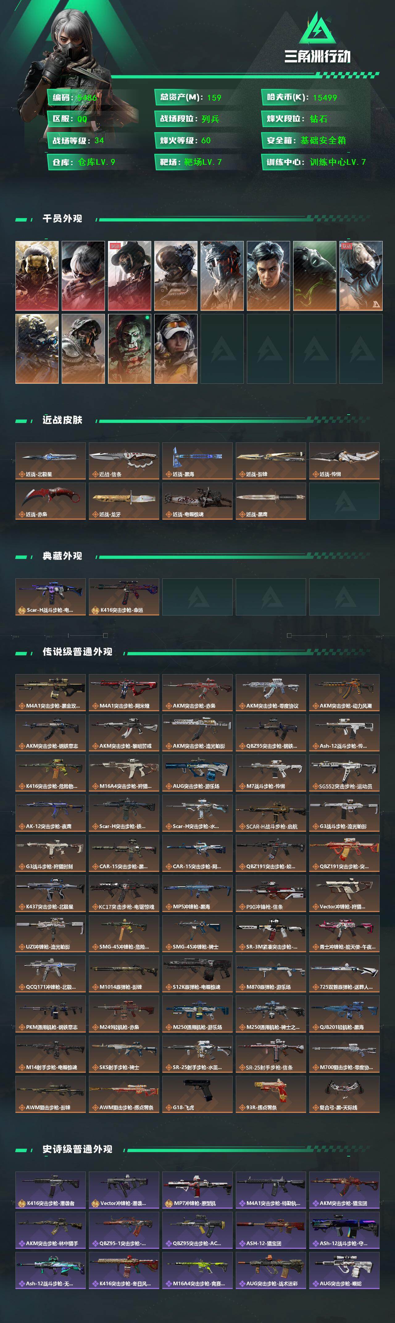 SJZCMW442532三角洲行动账号详情图2