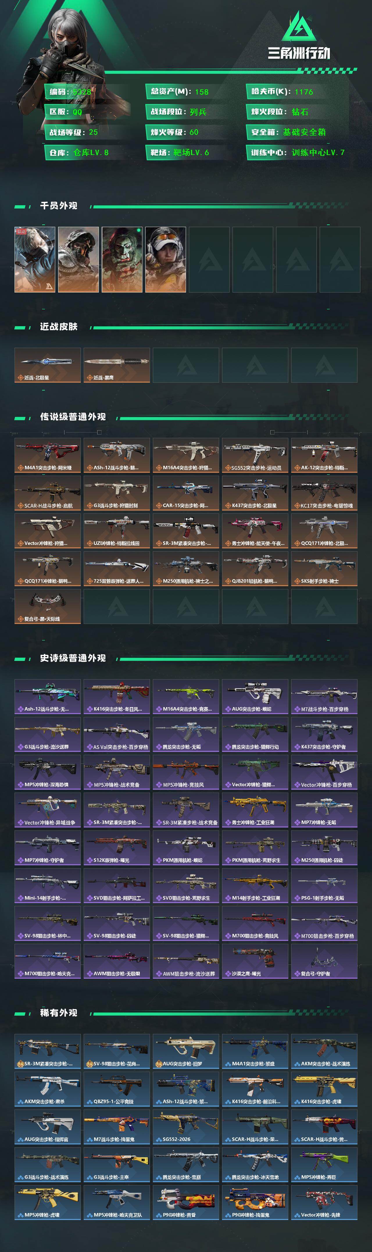 SJZCMW442551三角洲行动账号详情图2