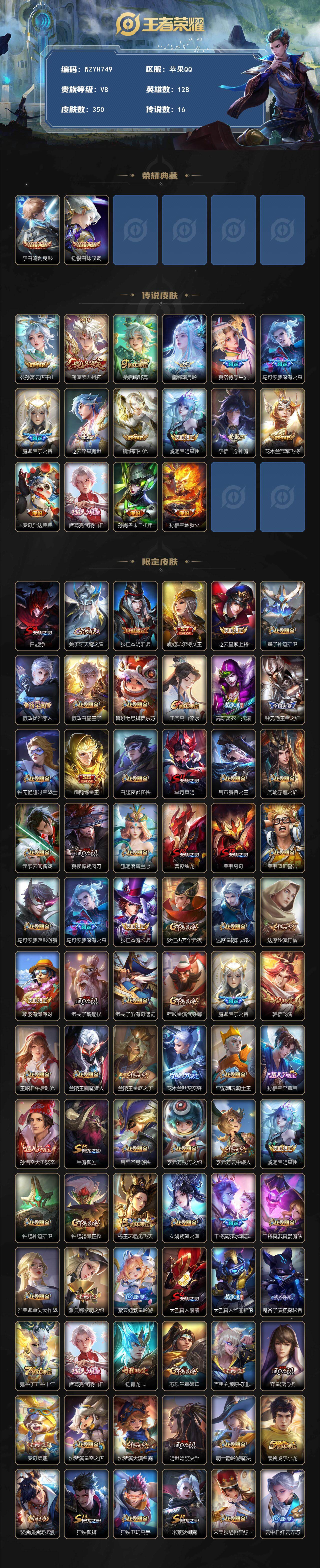 WZEY4151023王者荣耀账号详情图2