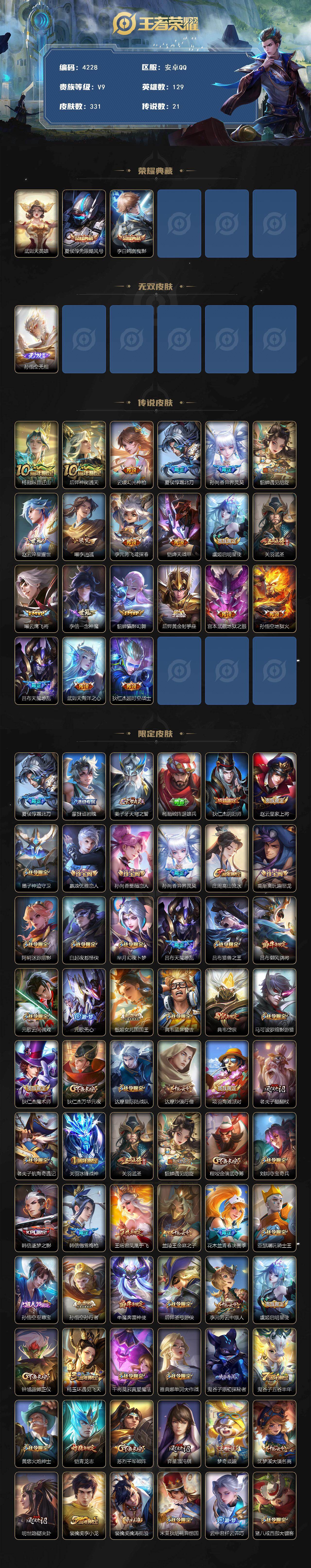 WZCMW4150671王者荣耀账号详情图2