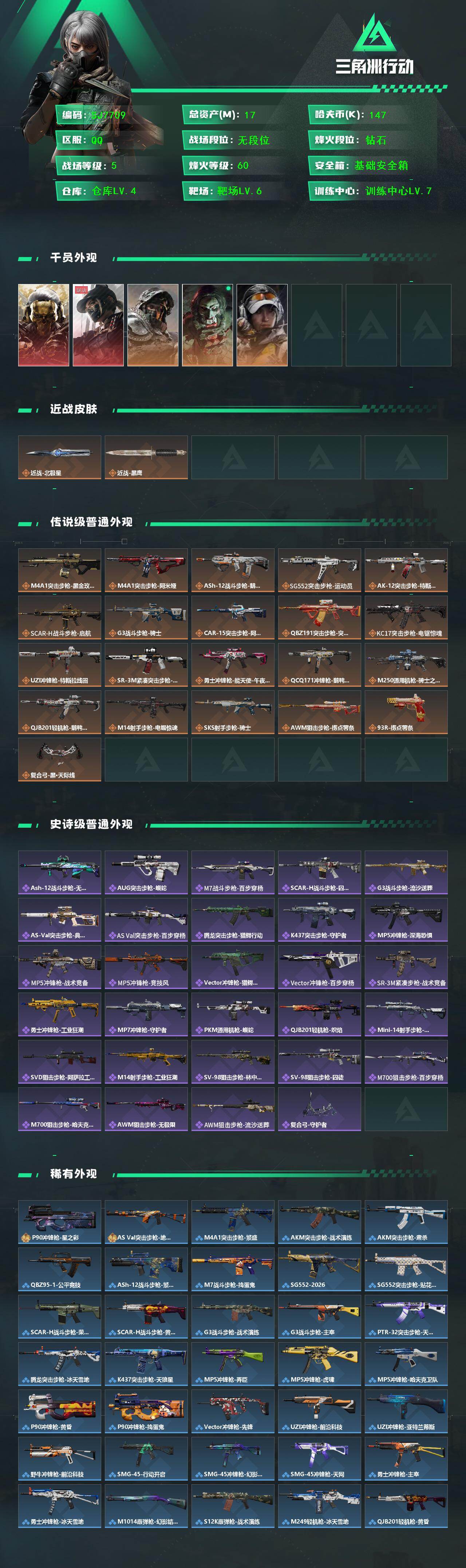 SJZEY442690三角洲行动账号详情图2