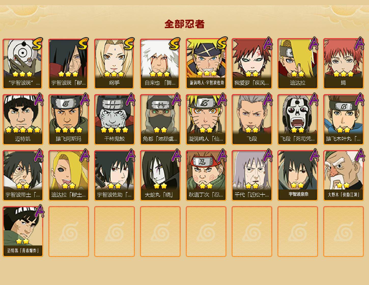 HYEY411233火影忍者账号详情图2