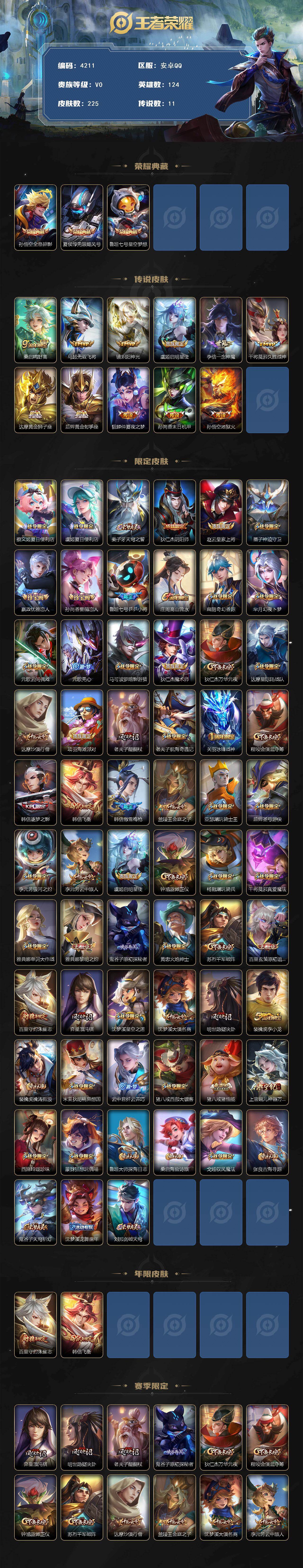 WZCMW4150146王者荣耀账号详情图2