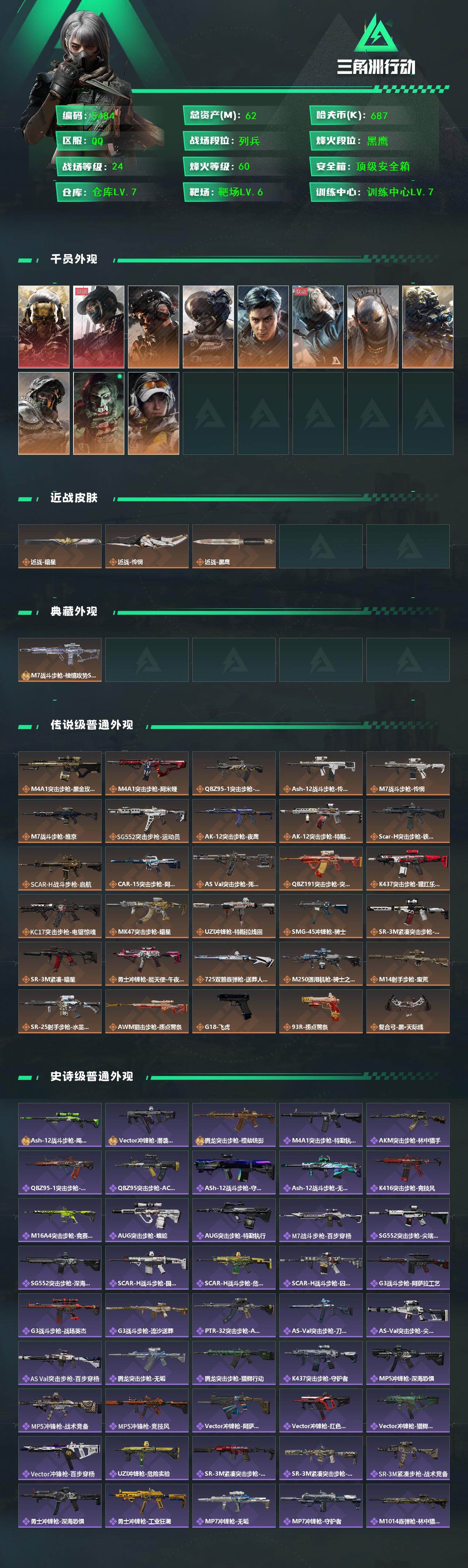 SJZCMW442518三角洲行动账号详情图2