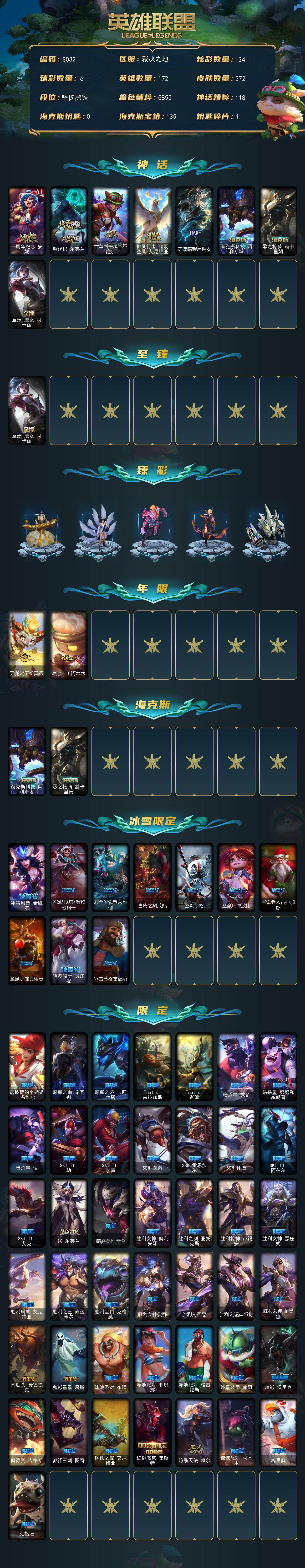 LOLCMW421711英雄联盟账号详情图2