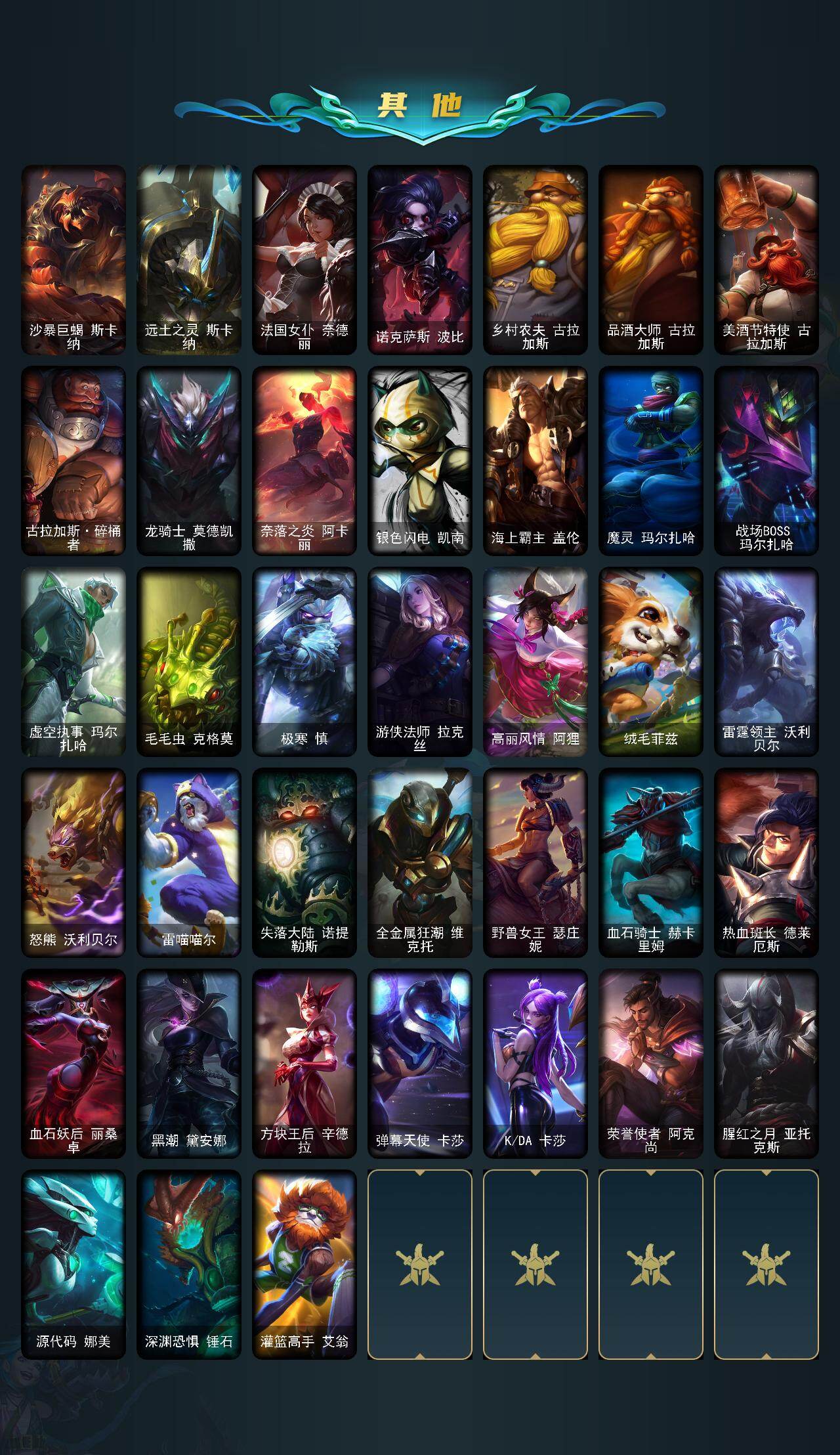 LOLLX422733英雄联盟账号详情图4