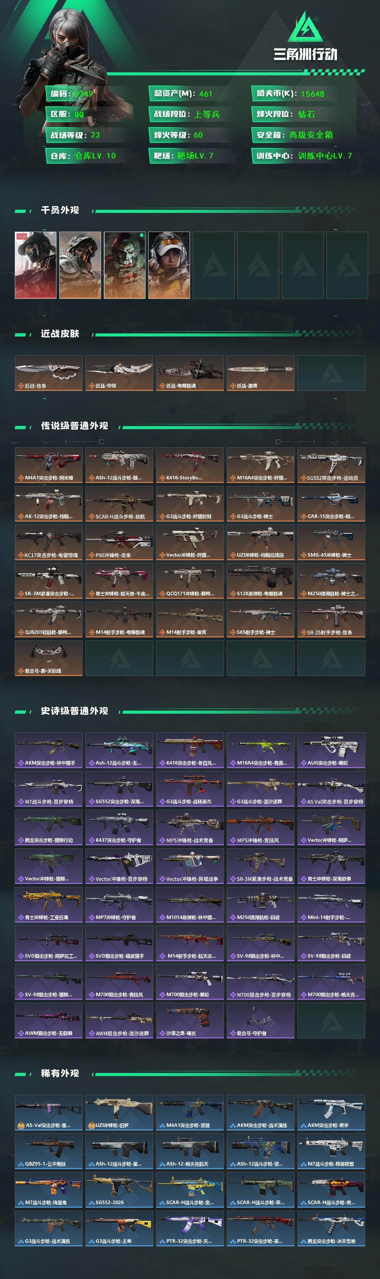 SJZCMW442643三角洲行动账号详情图2