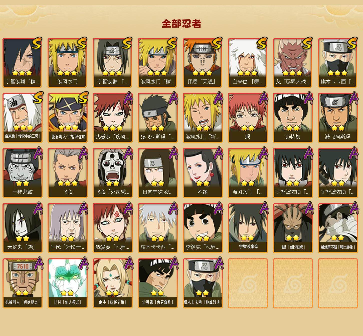 HYLFY411920火影忍者账号详情图2 HYLFY411920火影忍者账号详情图2