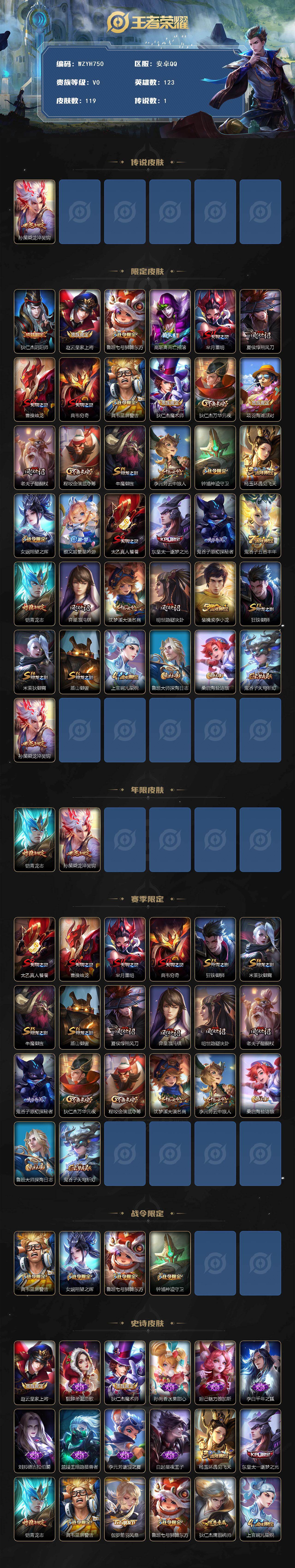 WZEY4151033王者荣耀账号详情图2