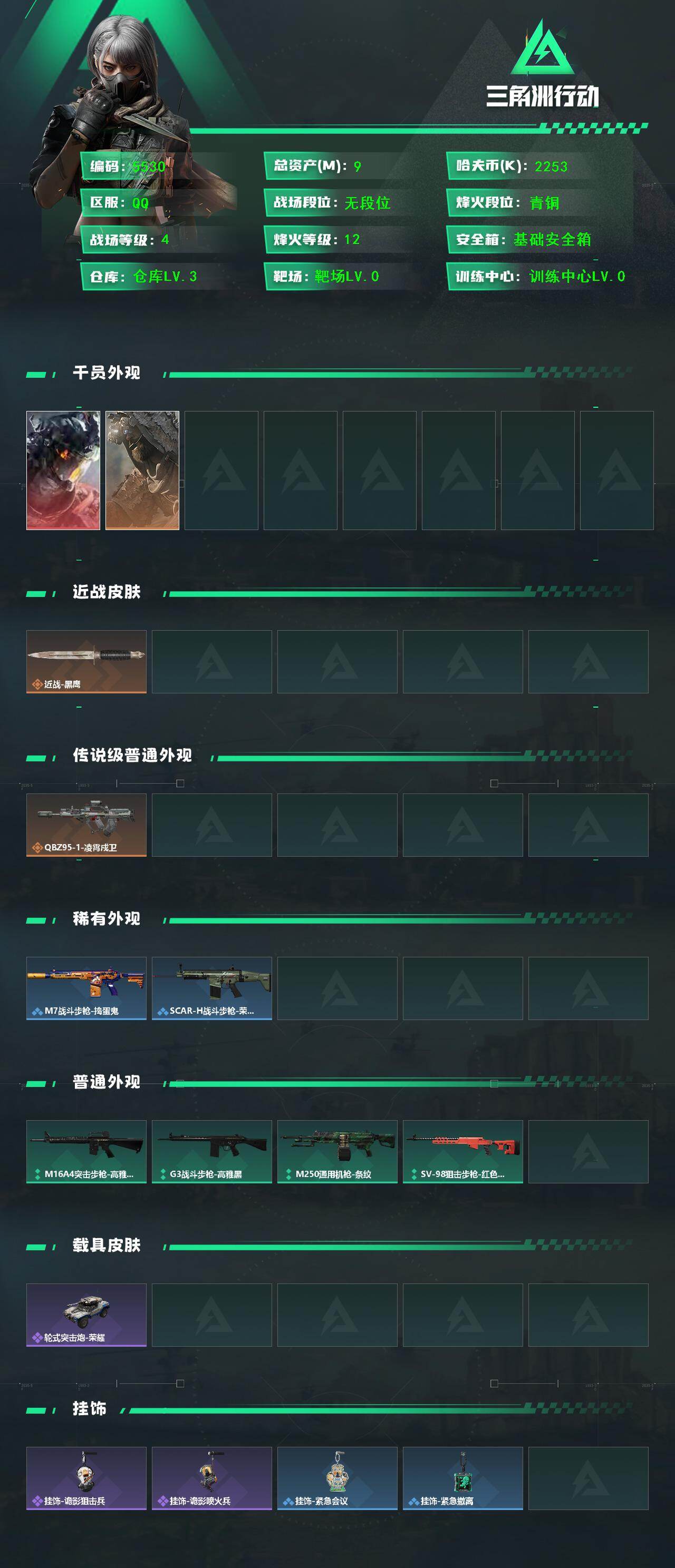 SJZCMW443228三角洲行动账号详情图2