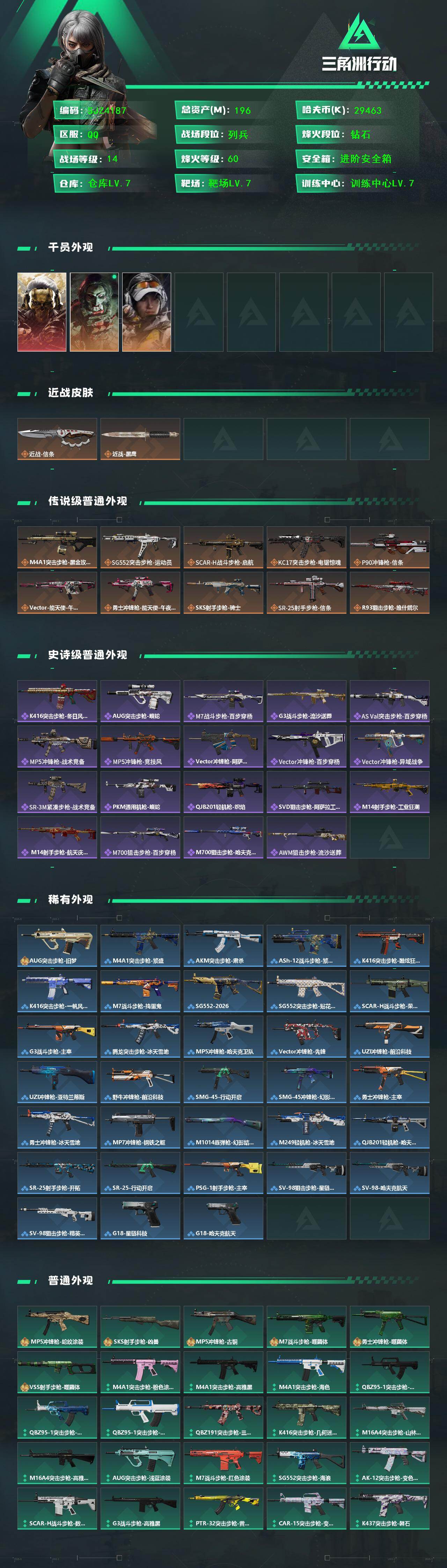 SJZEY443084三角洲行动账号详情图2