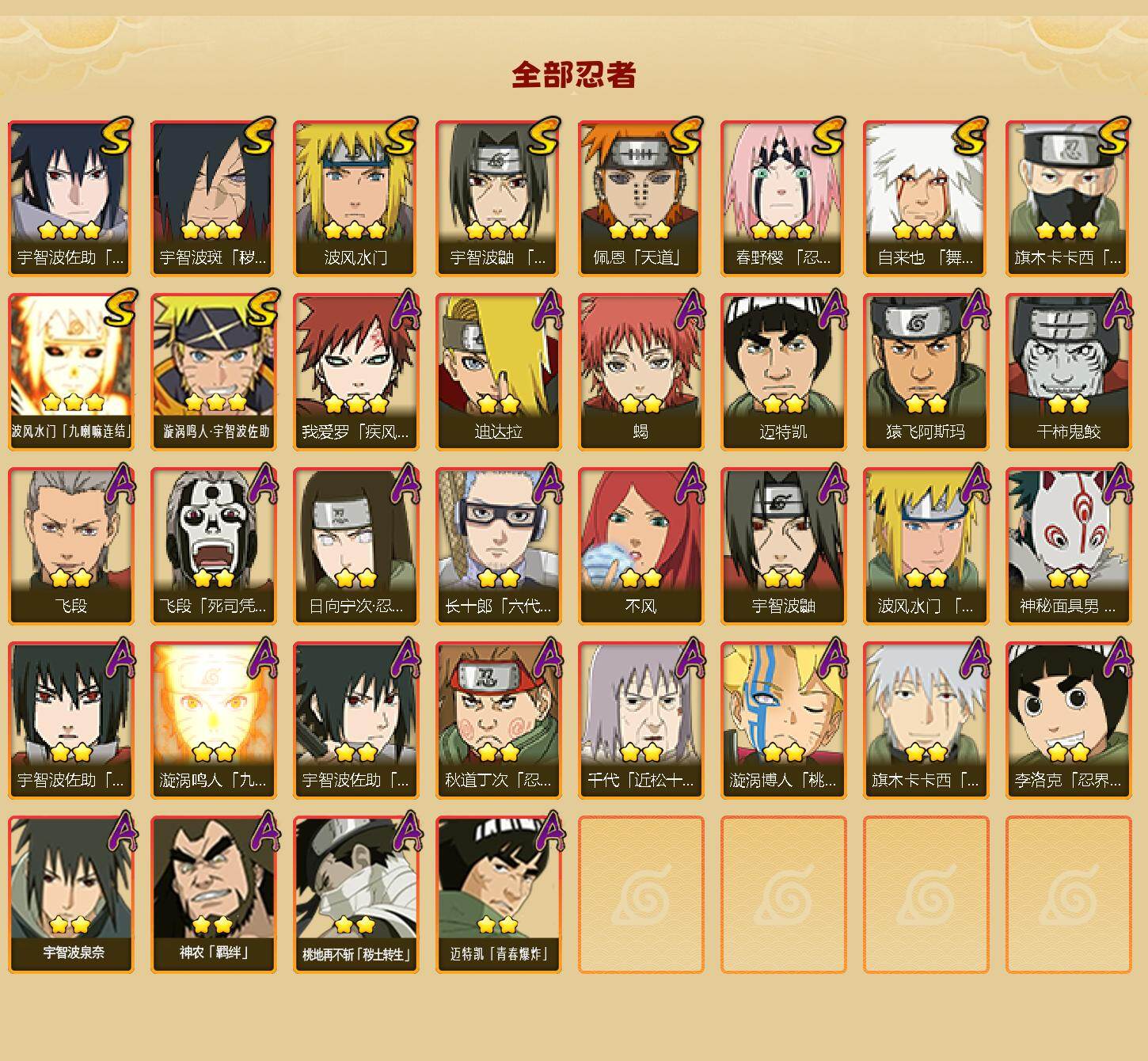 HYEY411464火影忍者账号详情图2