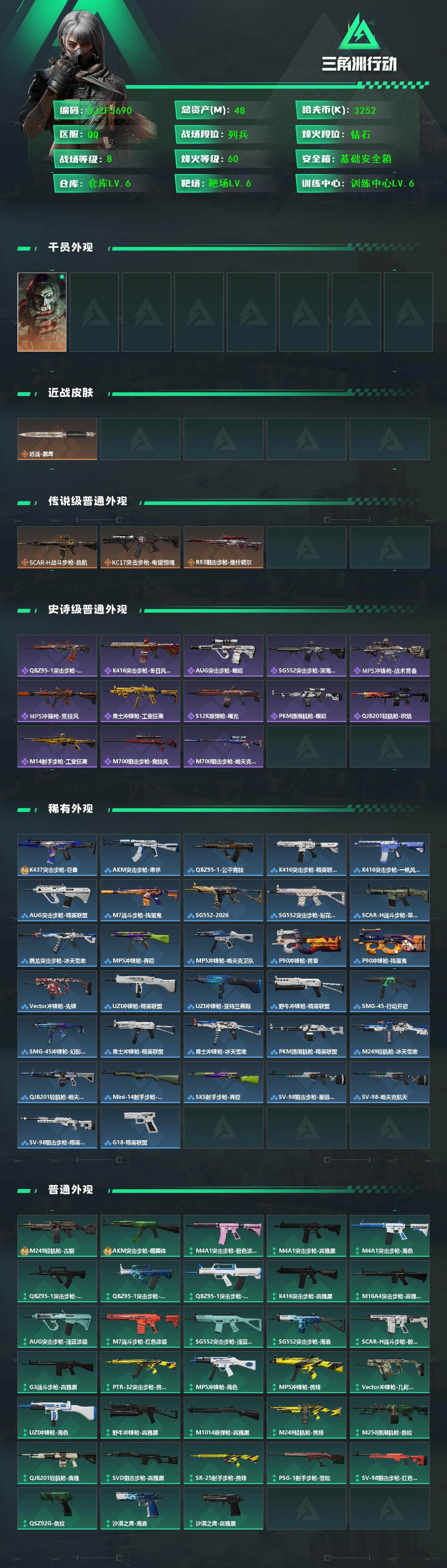 SJZEY443318三角洲行动账号详情图2