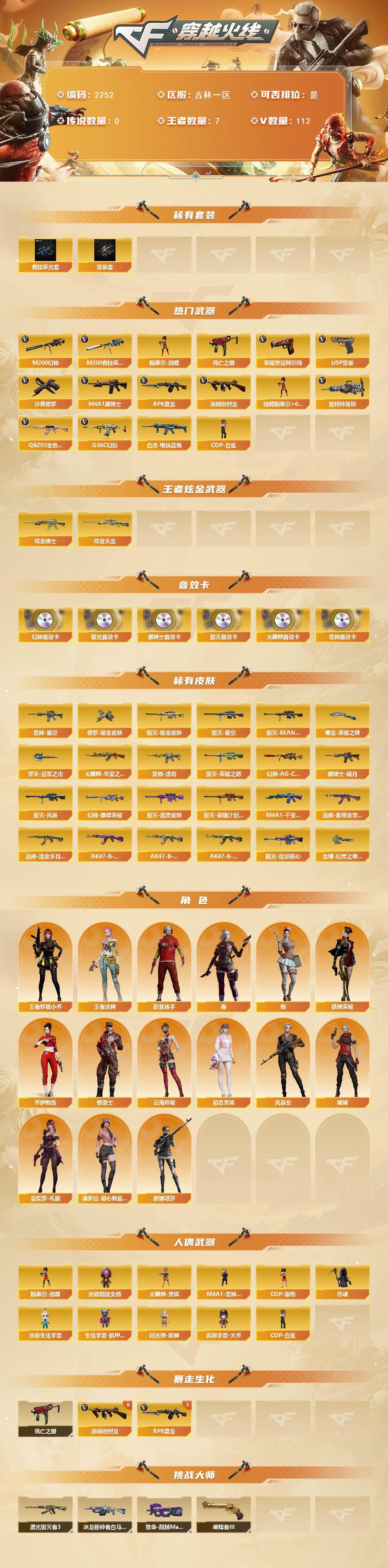 CFCMW441237穿越火线账号详情图2