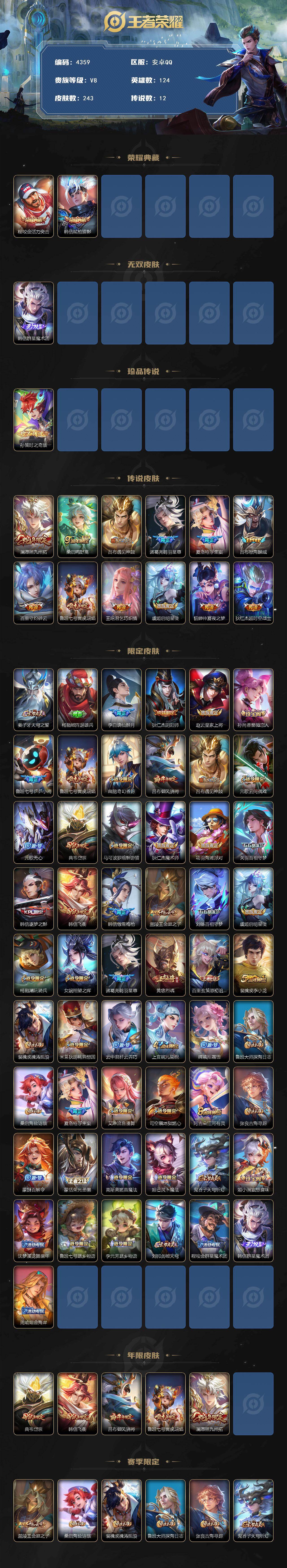 WZCMW4153518王者荣耀账号详情图2