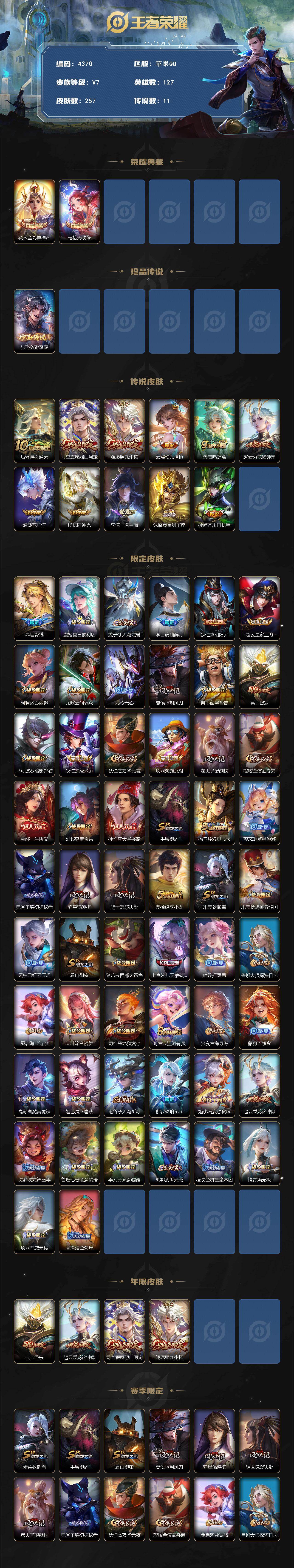 WZCMW4153523王者荣耀账号详情图2