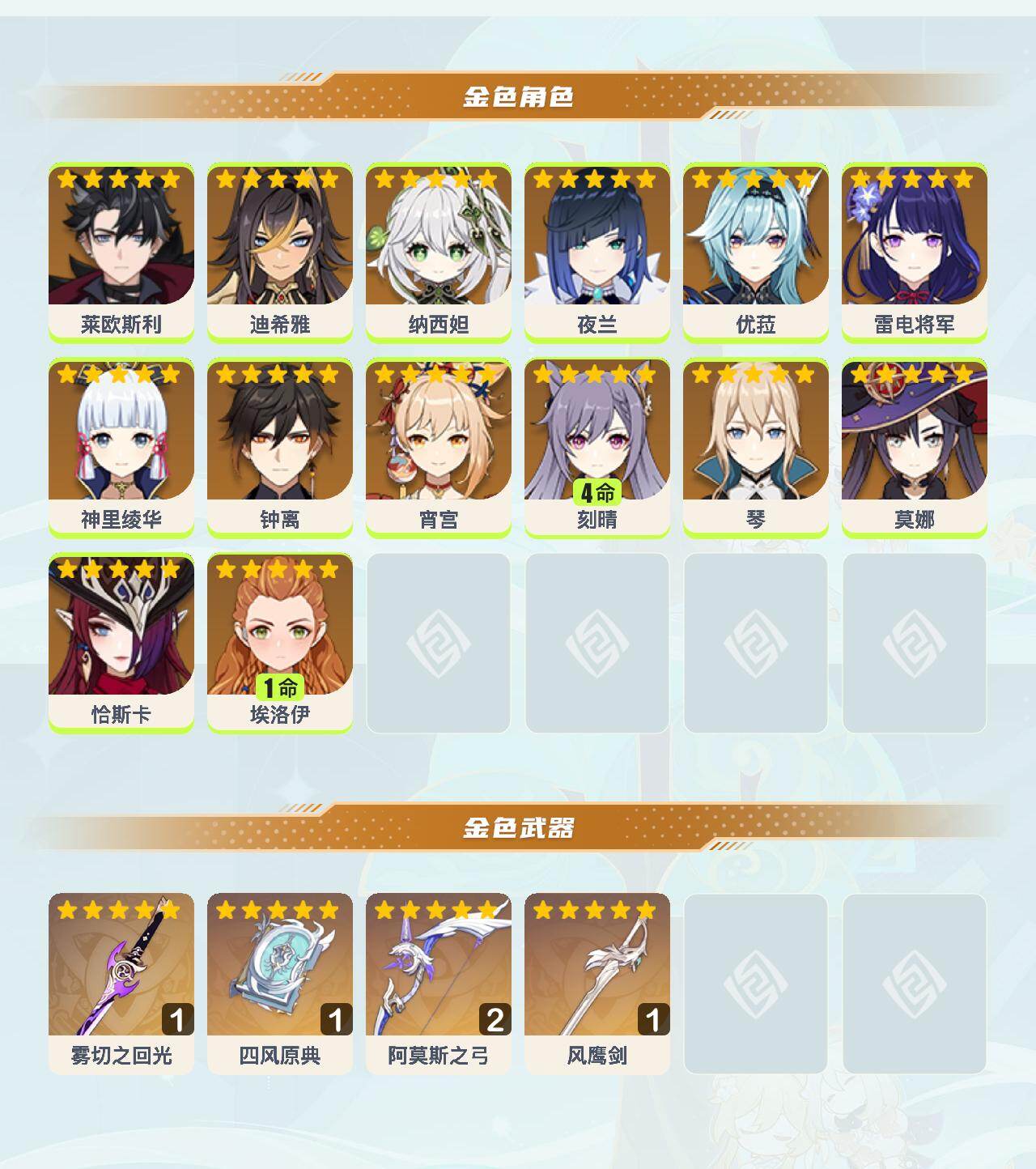 YSEY42098原神账号详情图3