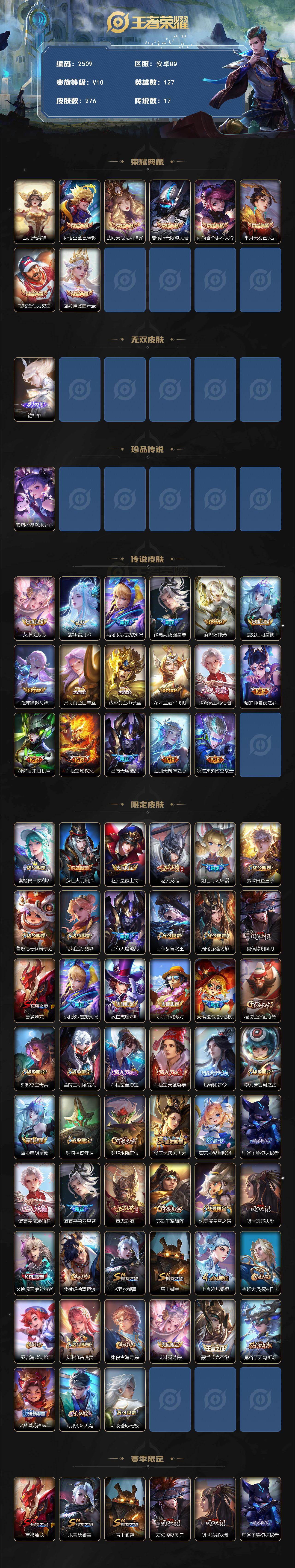 WZCMW4152866王者荣耀账号详情图2