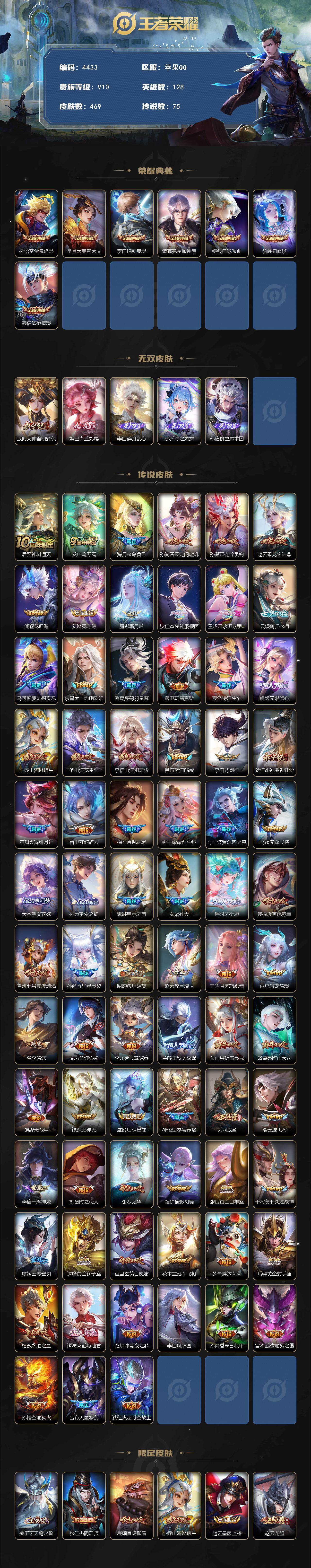 WZCMW4152777王者荣耀账号详情图2