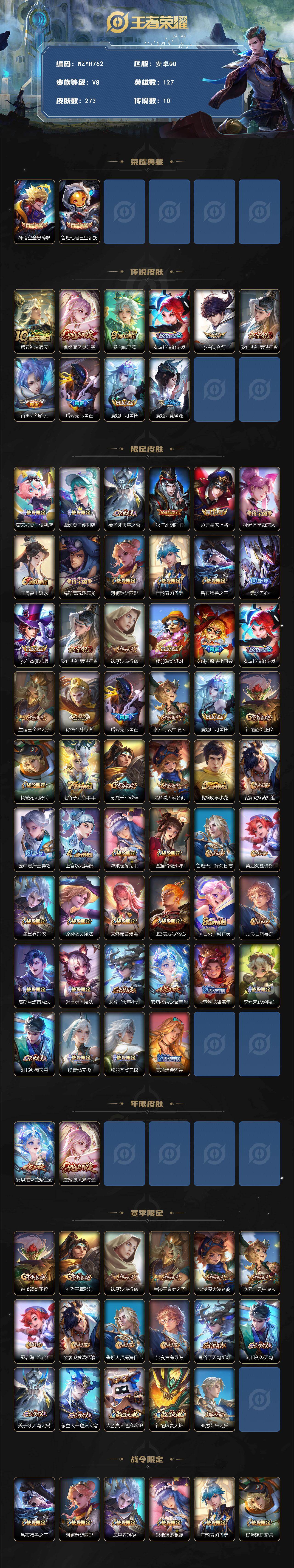 WZEY4154534王者荣耀账号详情图2