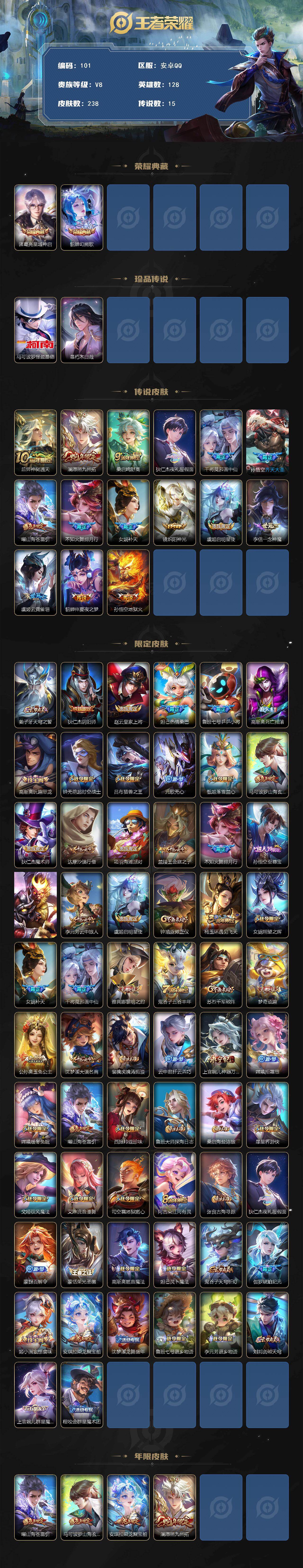 WZQYYX4153198王者荣耀账号详情图2