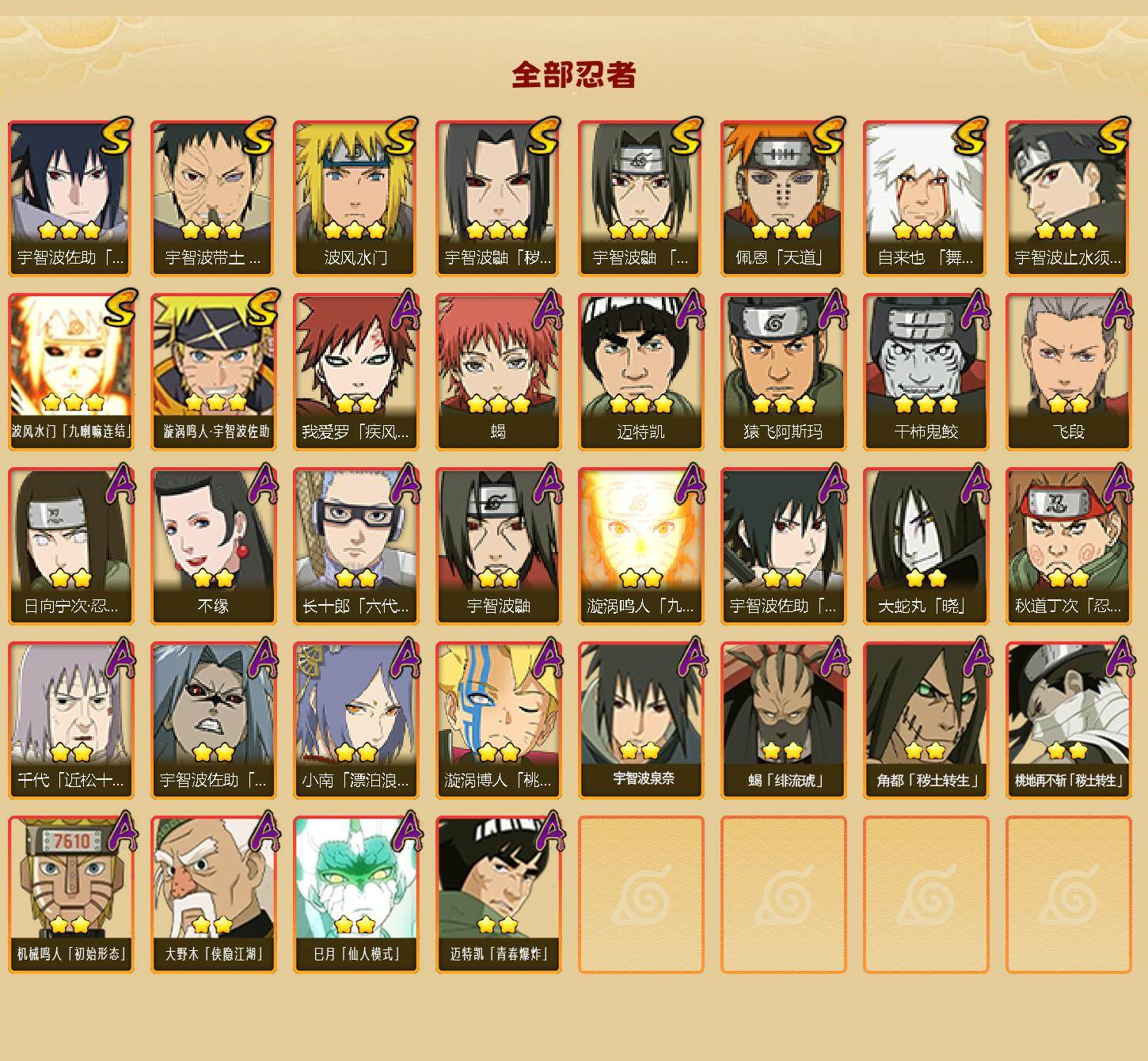 HYEY412413火影忍者账号详情图2