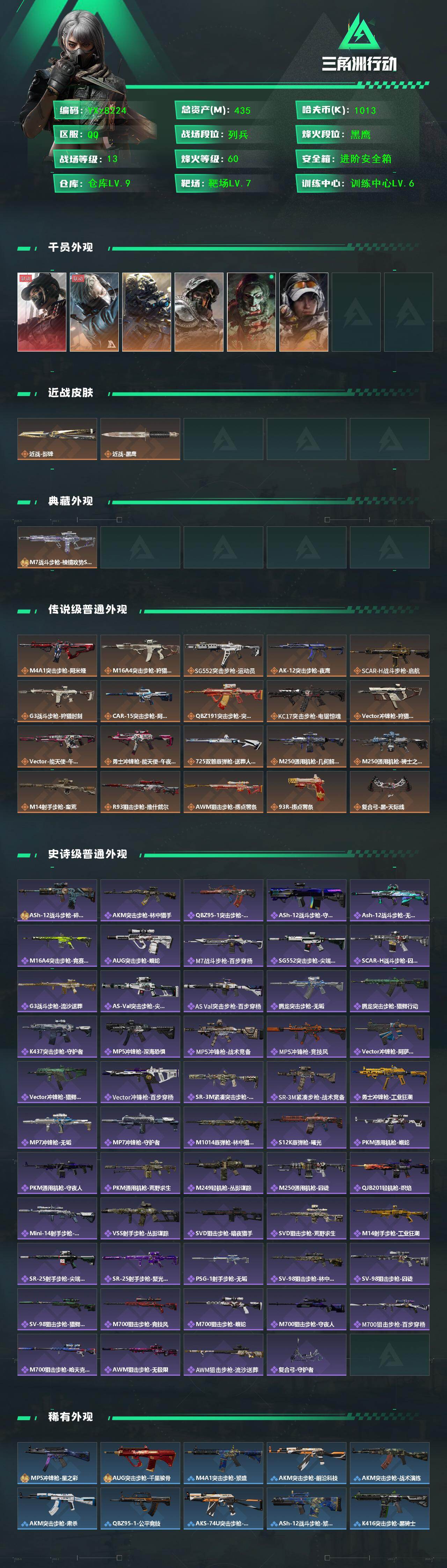 SJZCMW444281三角洲行动账号详情图2