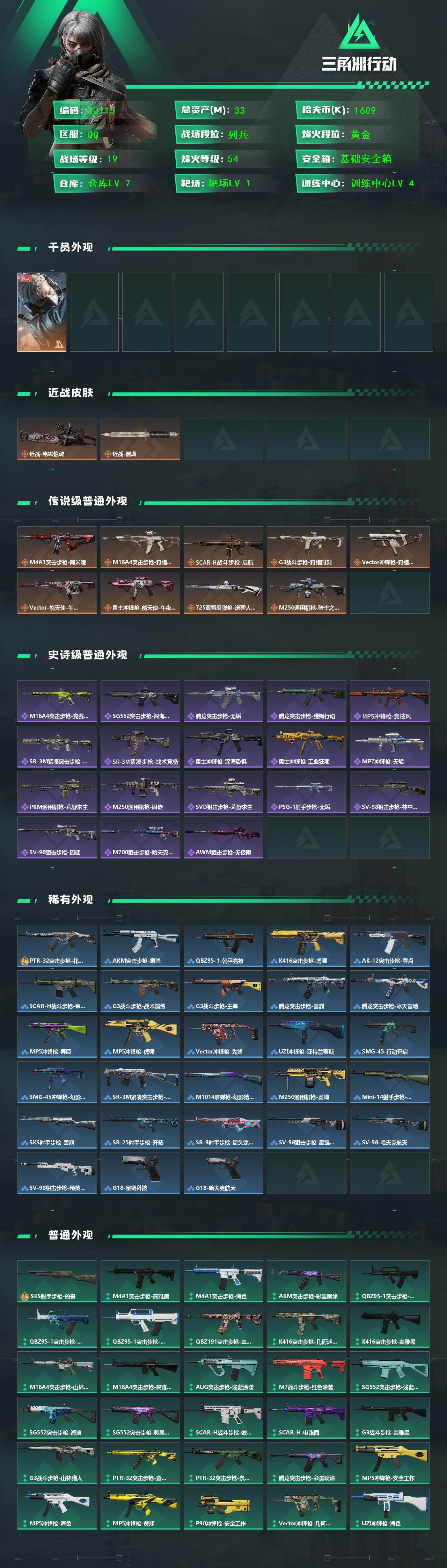 SJZCMW444200三角洲行动账号详情图2