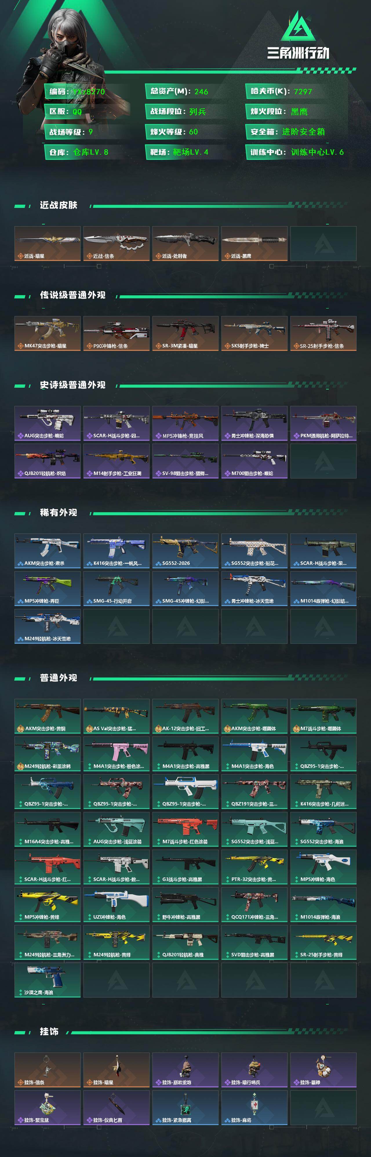 SJZCMW445799三角洲行动账号详情图2