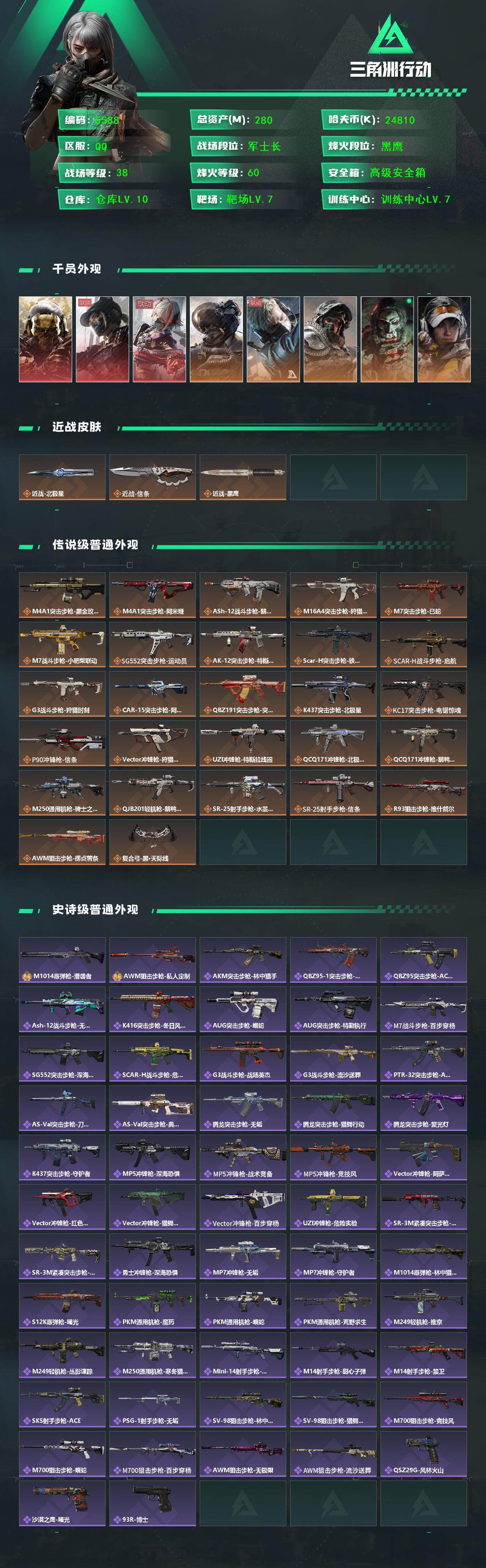 SJZCMW451643三角洲行动账号详情图2