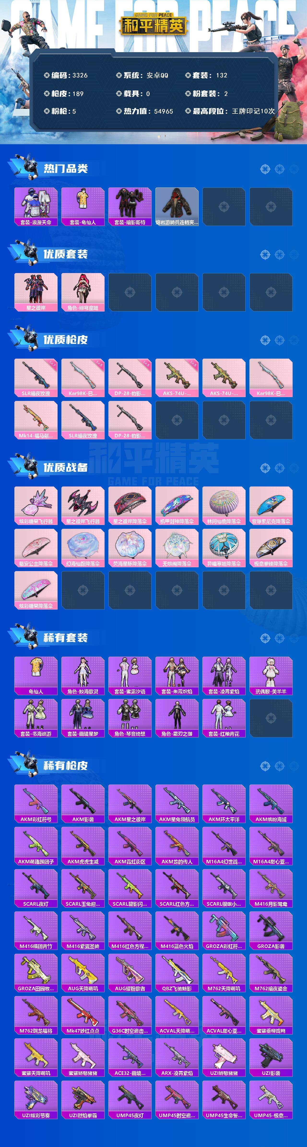 HPCMW499996和平精英账号详情图2