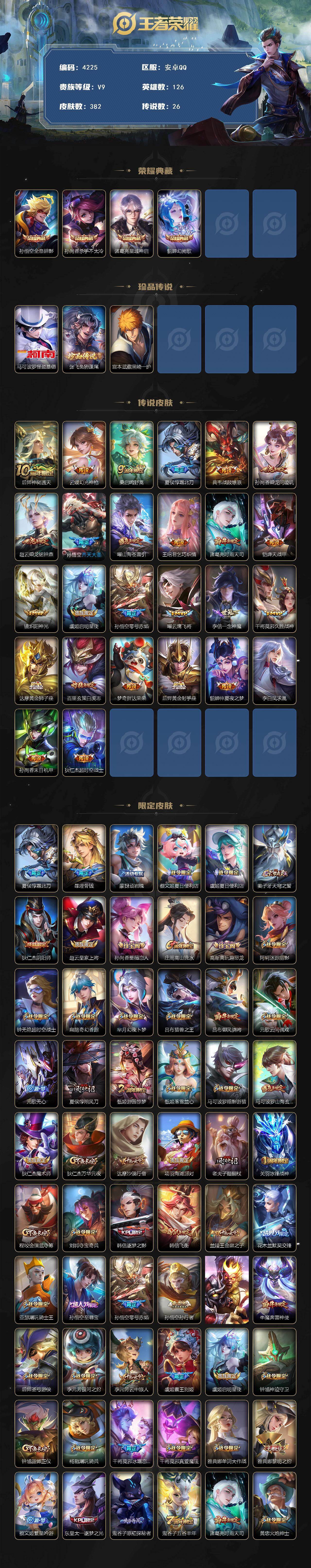 WZCMW4156281王者荣耀账号详情图2