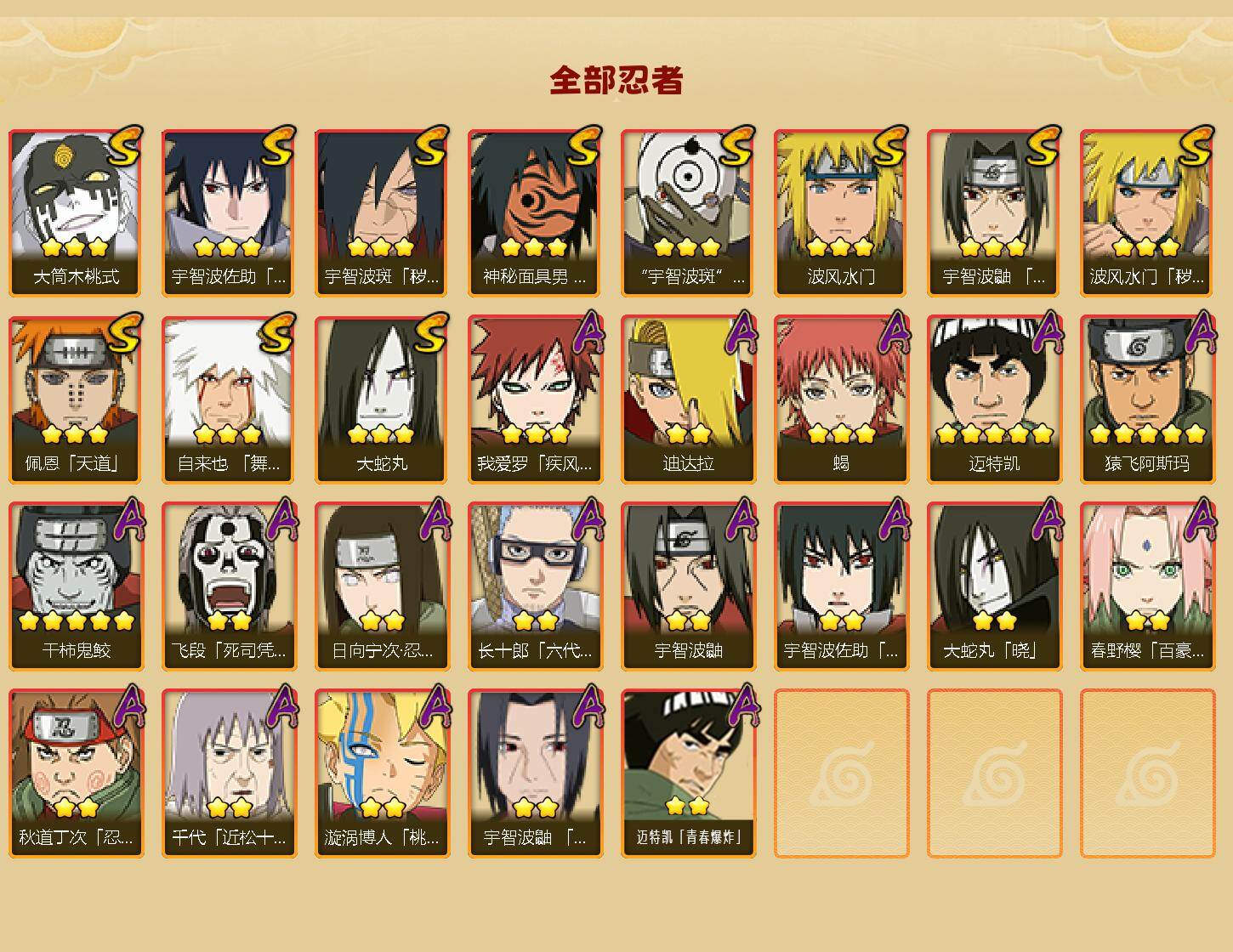 HYQM414015火影忍者账号详情图3