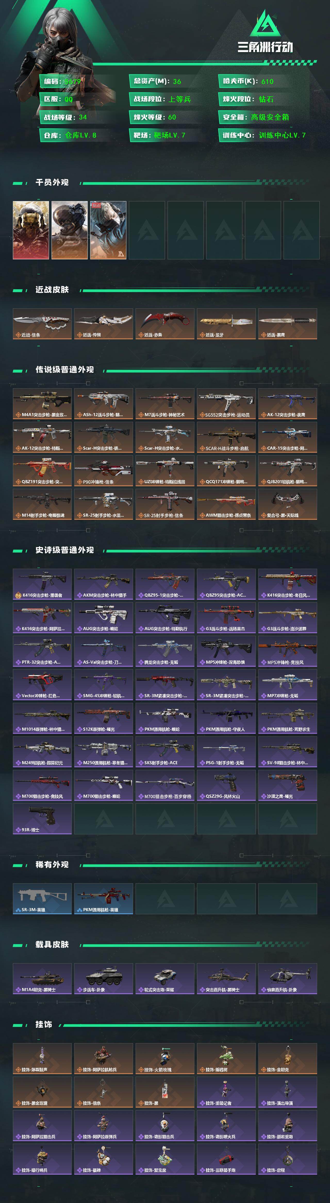 SJZCMW451670三角洲行动账号详情图2