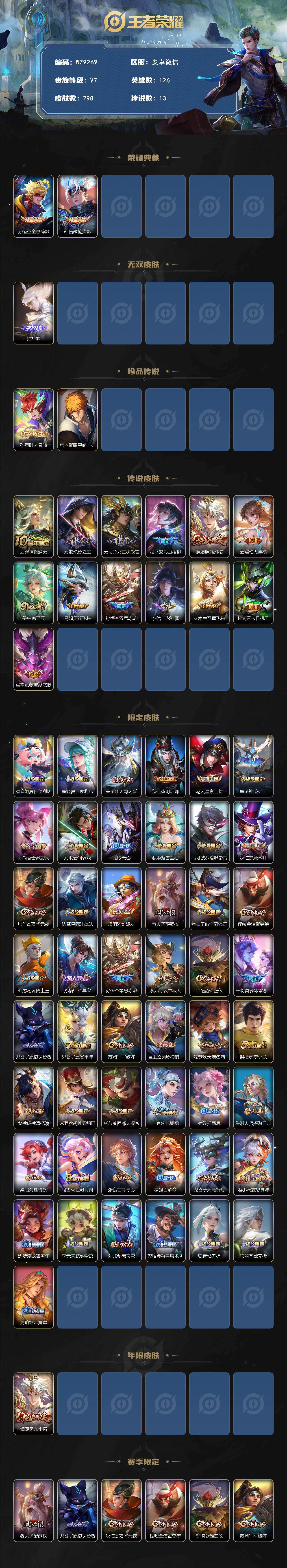 WZCMW4179504王者荣耀账号详情图2 WZCMW4179504王者荣耀账号详情图2