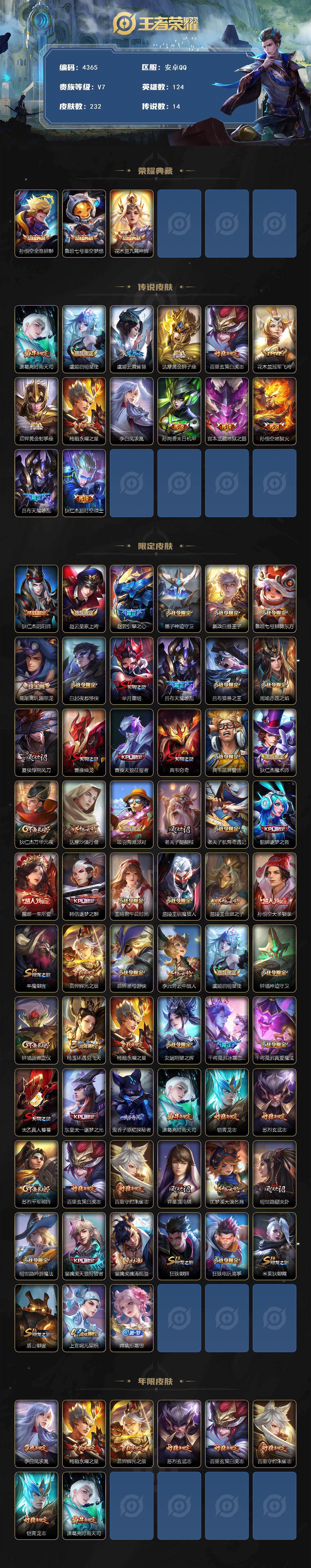 WZCMW4157273王者荣耀账号详情图2