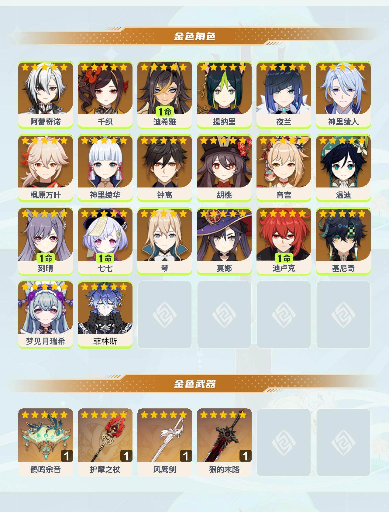 YSEY42163原神账号详情图3