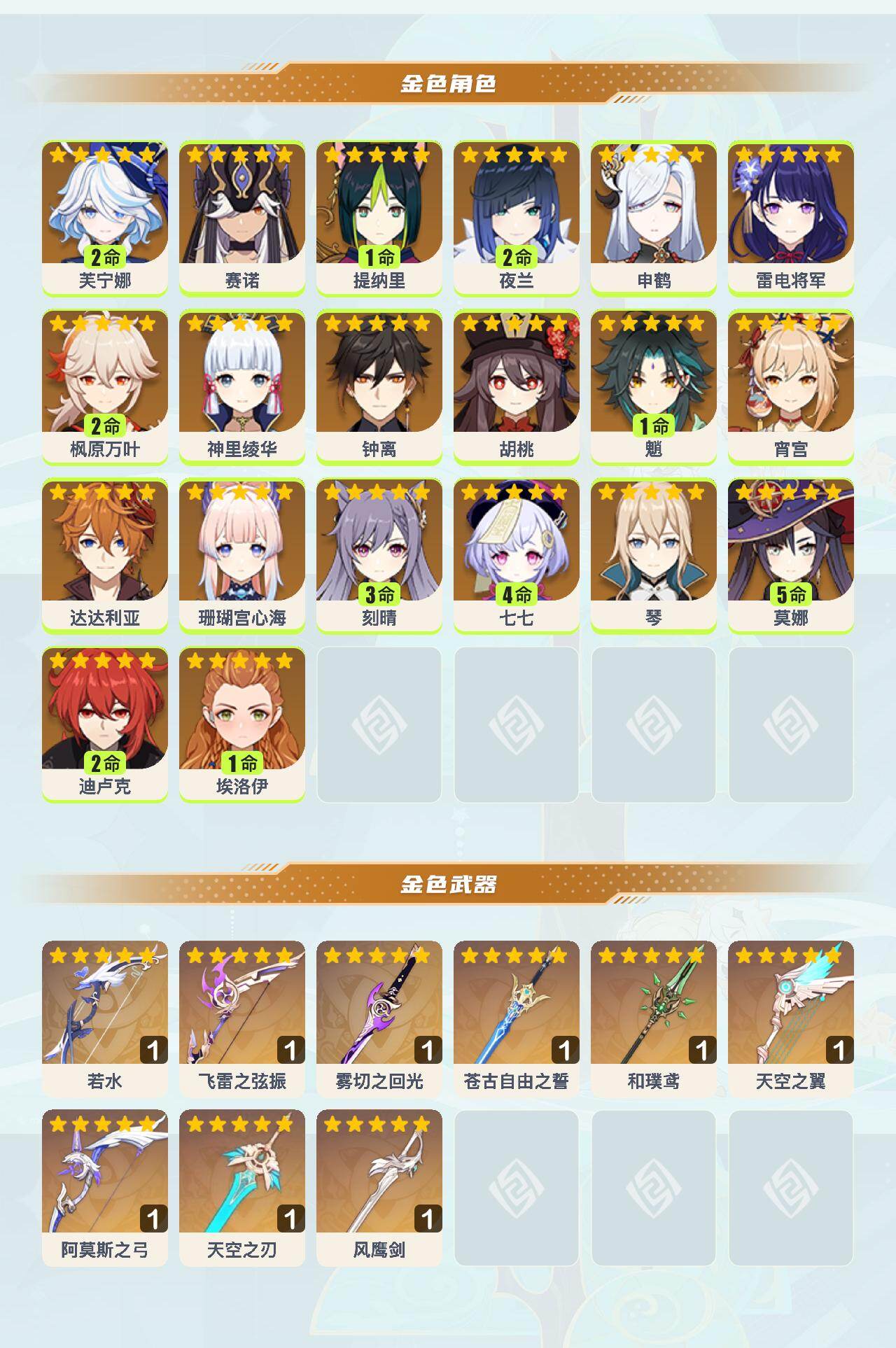 YSEY42178原神账号详情图3