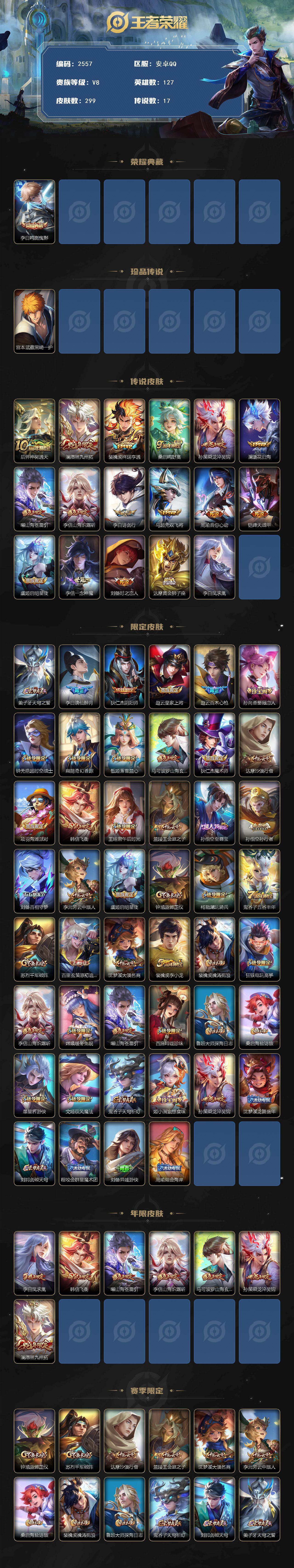 WZCMW4159163王者荣耀账号详情图2