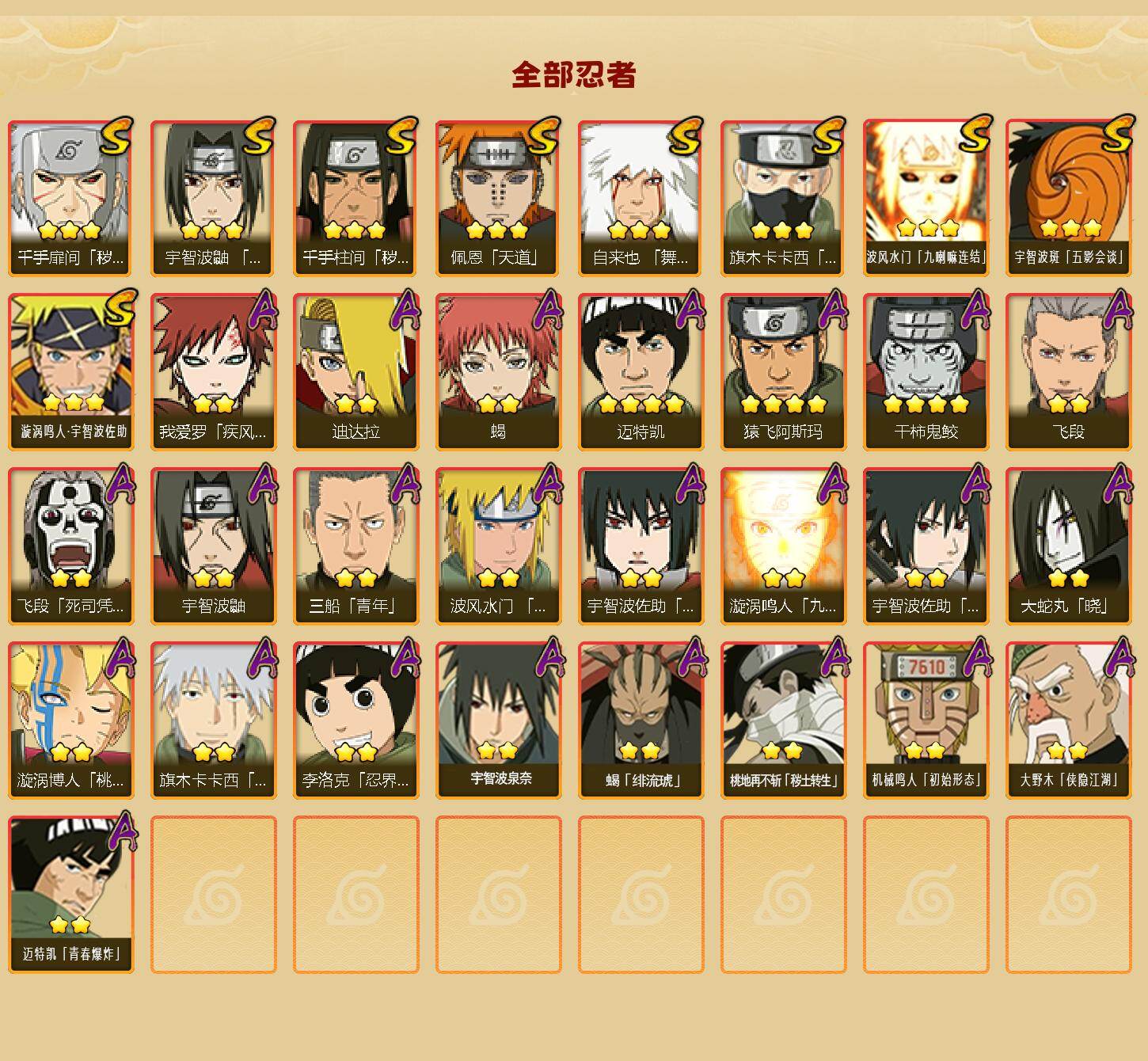 HYEY412316火影忍者账号详情图2