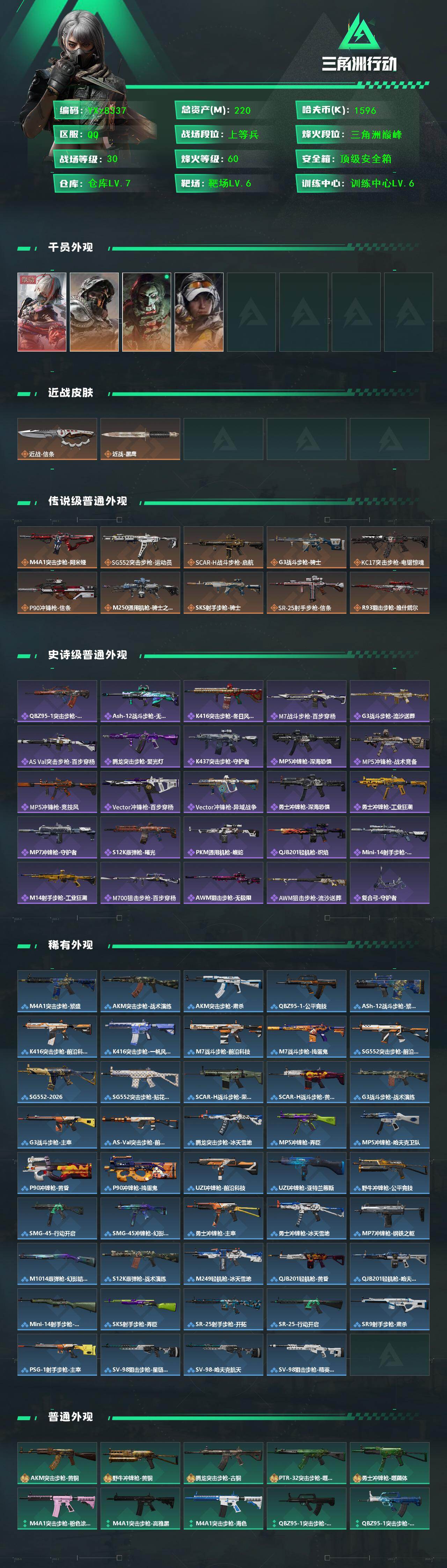 SJZCMW446081三角洲行动账号详情图2