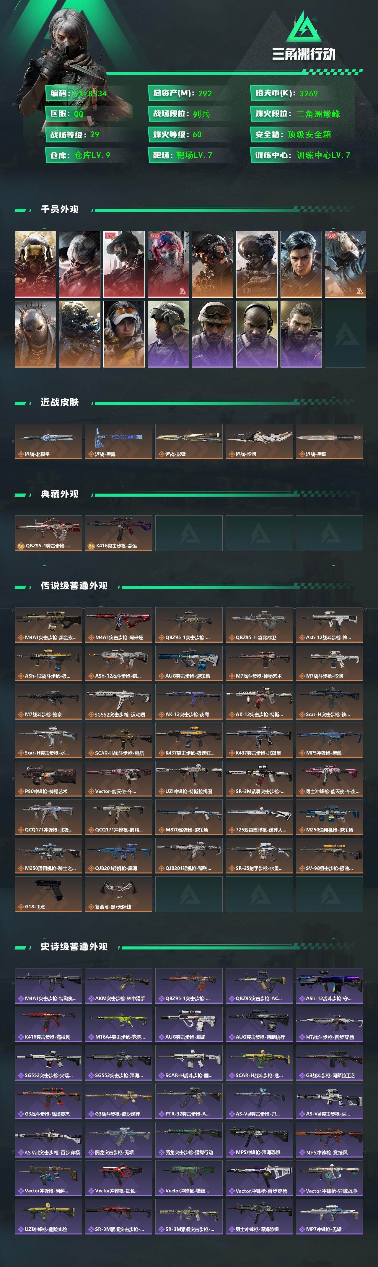 SJZCMW454148三角洲行动账号详情图2