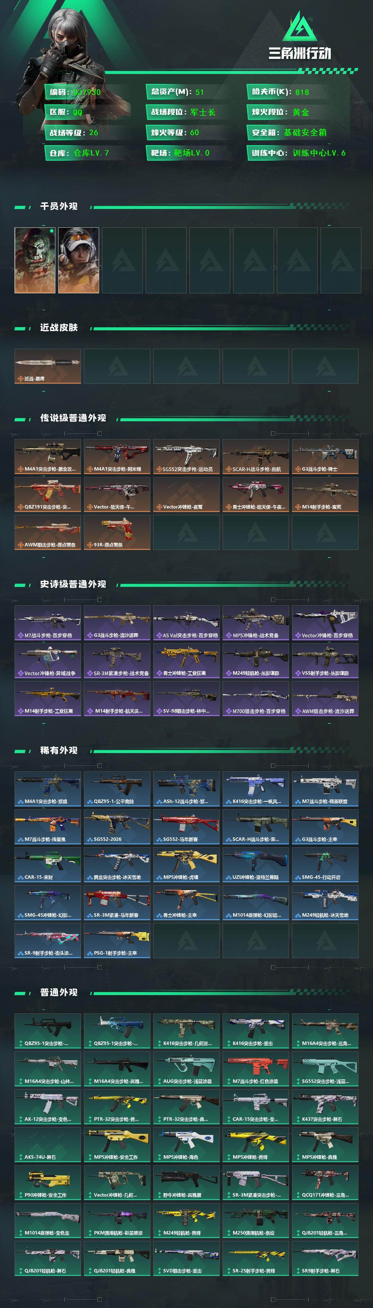 SJZEY446169三角洲行动账号详情图2