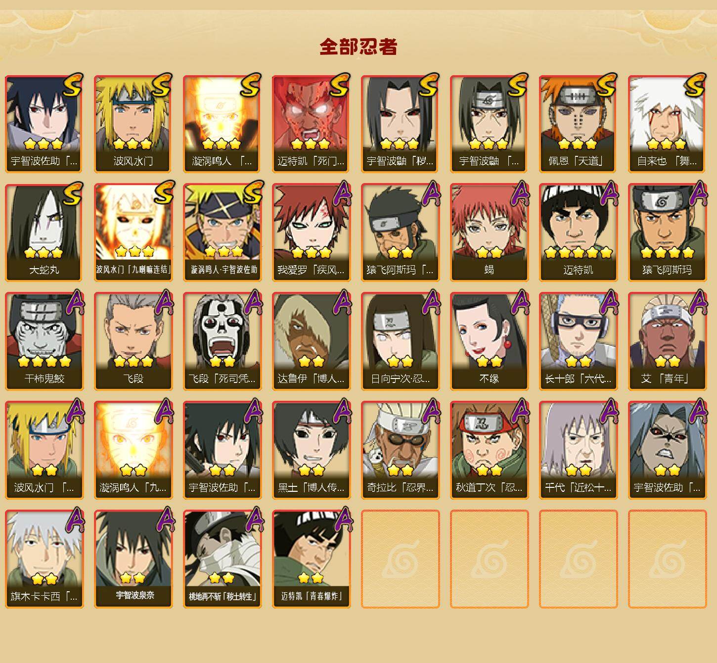 HYLFY412539火影忍者账号详情图2