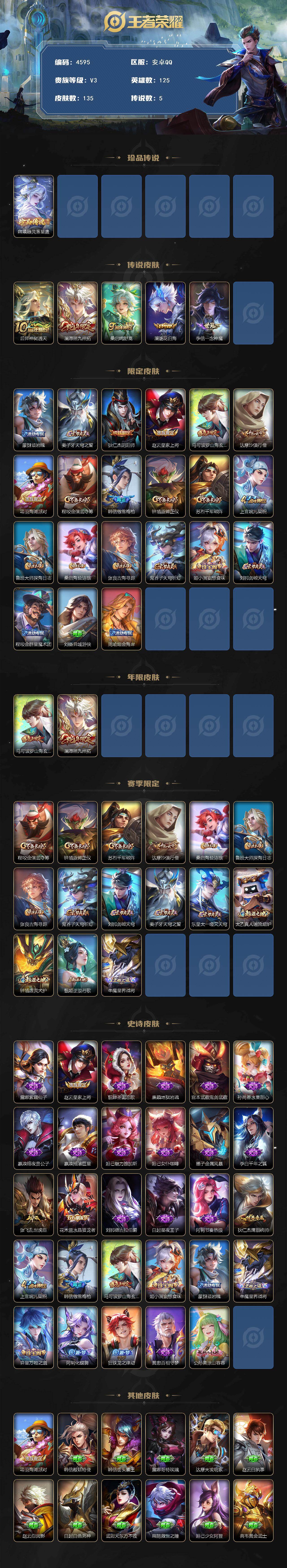 WZJZ4191929王者荣耀账号详情图2