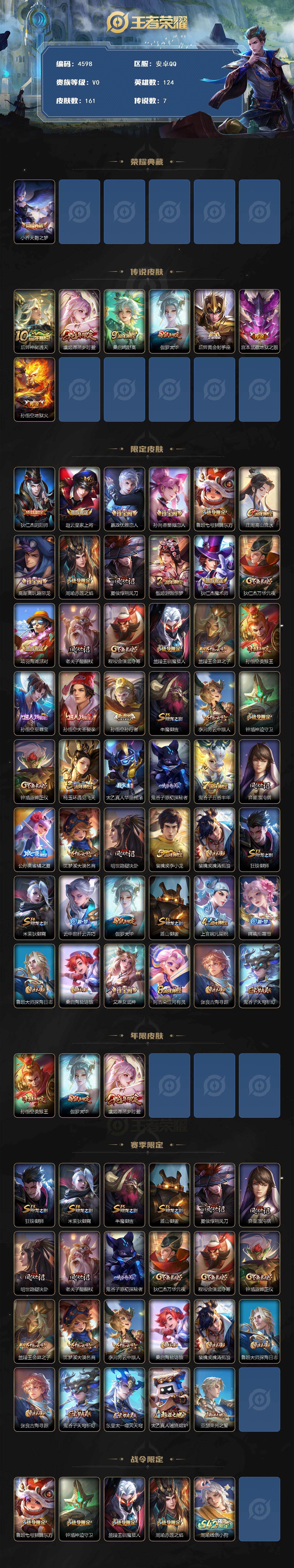 WZJZ4191932王者荣耀账号详情图2