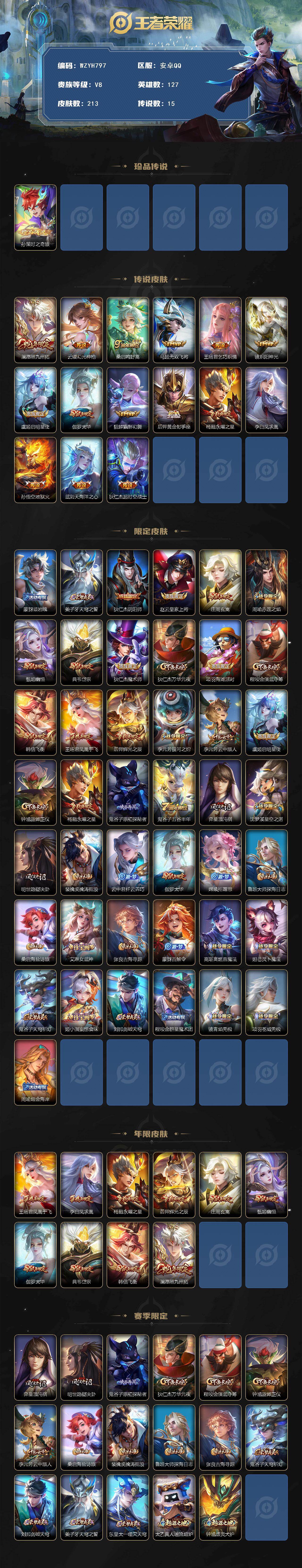 WZEY4166079王者荣耀账号详情图2